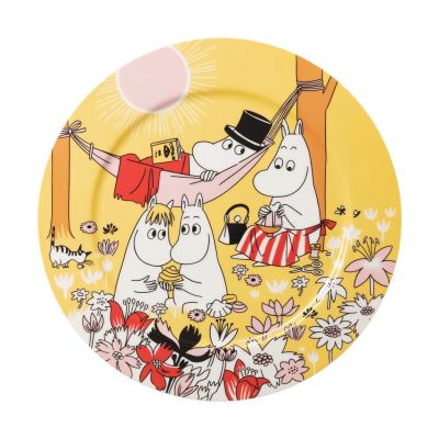 Moomin Arabia Perhehetki Muumi tarjoiluvati Keltainen, 30 cm