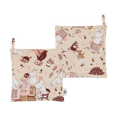 Moomin Arabia Kodiniloa Muumi patalaput 2-pack 22×22 cm