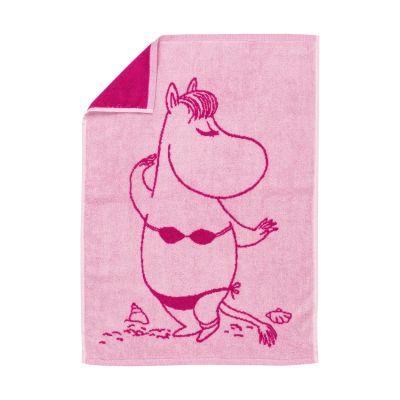 Moomin Arabia Muumi käsipyyhe 50 x 70 cm Niiskuneiti vaaleanpunainen