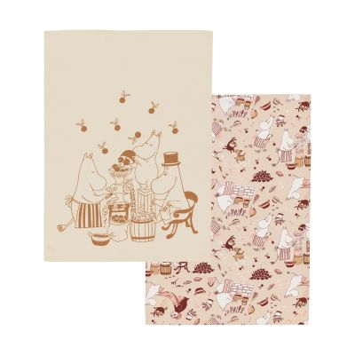 Moomin Arabia Muumi keittiöpyyhe 50x70 cm 2-pack Kodin ilo