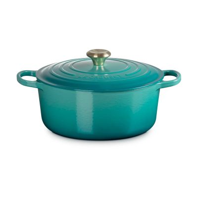 Le Creuset Le Creuset Signature pyöreä pata 6,7 l Bleu Riviera