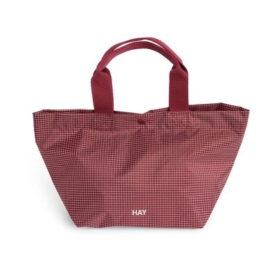 HAY Grid Everyday Bag laukku Burgundy, mini
