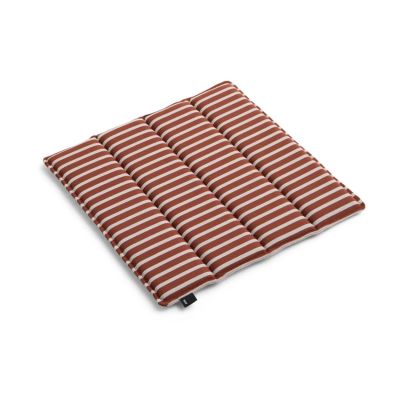 HAY Terrazza istuintyyny Terracotta bold stripe, 40x40 cm