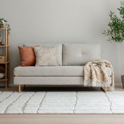 Eureka Ahma 2-istuttava vuodesohva hiekka, asiakaspalautus