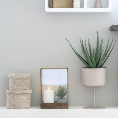 House Nordic Trofa kukkateline Ø21,5x36 cm hiekka