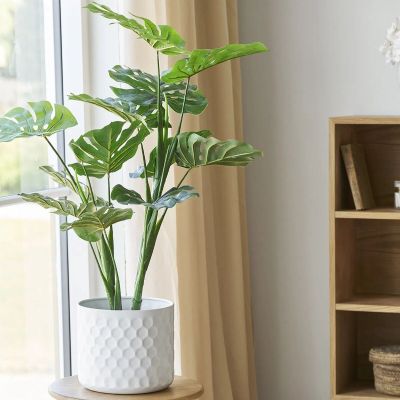 House Nordic kukkaruukku Ø24,5x21 cm valkoinen