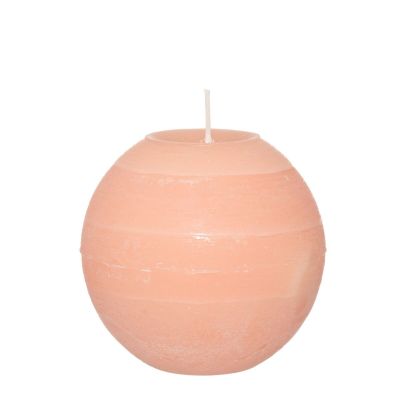 Fanni K Rustiikki pallokynttilä 12 cm persikka