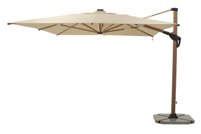 Veke Premium sivuvarjo 300x400 cm beige/ tiikki led valoilla