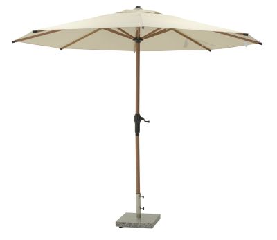 Veke Premium aurinkovarjo 300 cm beige/tiikki