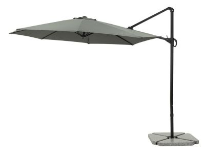 Veke Basic sivuvarjo 300 cm harmaa