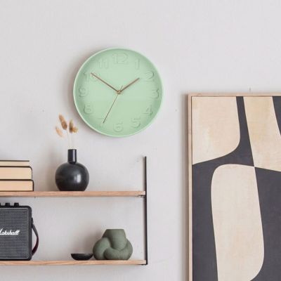 4Living Taranto seinäkello mintunvihreä 30 cm