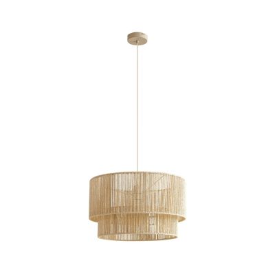 Lindby - Anuva riippuvalaisin, beige, Ø 45 cm, E27, paperi