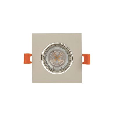 PRIOS - Fibur-uppovalaisin, beige, 9 cm, GU10