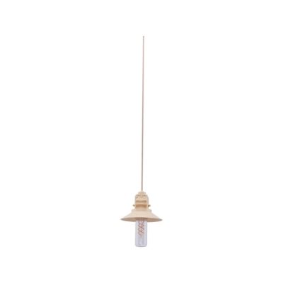 Lindby - Raul LED-riippuvalaisin, Ø 15 cm, beige, alumiini