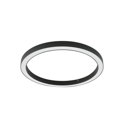 Lucande - Neor LED-kattovalaisin, CCT, musta, Ø 60 cm, himmennettävä