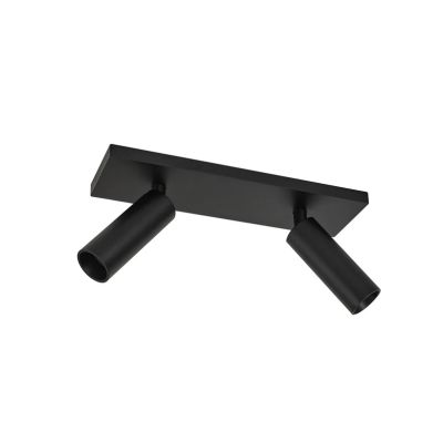 Arcchio - Brinja Slim kattokohdevalo, GU10 MR11, 30 cm, 2-lamppuinen, musta