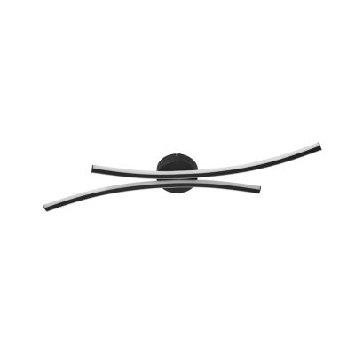 Lindby - Ravion LED-kattovalaisin, 90 cm, musta, 3 000 K