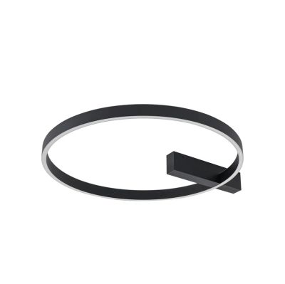 Lucande - Isalin LED-kattovalaisin, musta, CCT, himmennettävä