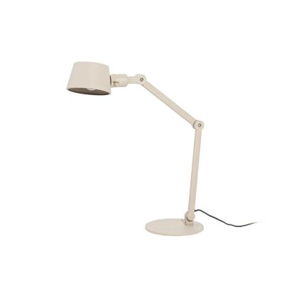 Lucande - Silka pöytävalaisin, beige, E27, 93 cm, säädettävä