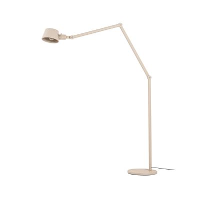 Lucande - Silka lattiavalaisin, 216 cm, beige, säädettävä, E27