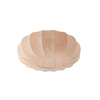 Lindby - Helin kattovalaisin, beige, Ø 60 cm, tekstiili, 3 x E27