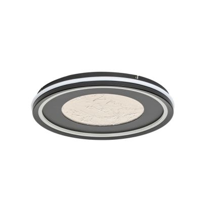 Lucande - Tillian LED-kattovalaisin, musta/kultainen, himmennettävä