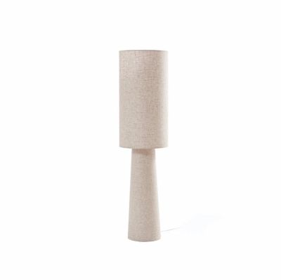Lindby - Elfie maavalaisin, korkeus 124 cm, beige, pellava, 2x E27