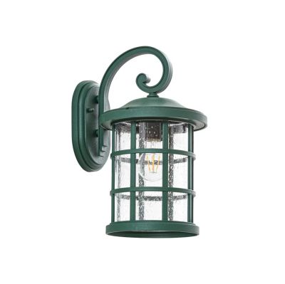 Lindby - Ankea ulkoseinälamppu, korkeus 37 cm, vihreä, E27, IP23