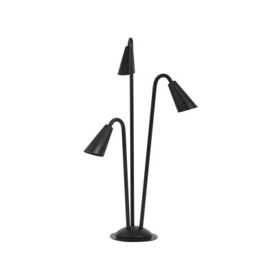 Lindby - Pylväsvalaisin, 3-lamppuinen, korkeus 83 cm, musta