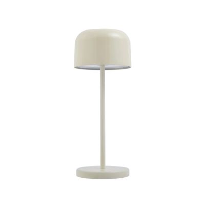 Lucande - Quill LED-akkukäyttöinen pöytävalaisin, CCT, beige, himmennettävä