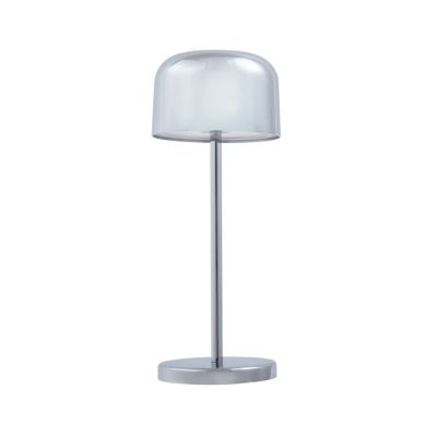 Lucande - Quill LED-akkukäyttöinen pöytävalaisin, CCT, kromi, himmennettävä