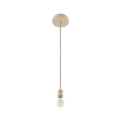 Lindby - Hattie-riippuvalaisin, E27-pidin, Ø 5 cm, beige, metalli