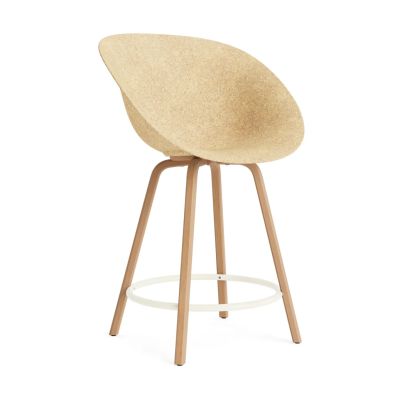 Normann Copenhagen Mat Bar Armchair käsinojatuoli 65 cm Hemp-beech-cream steel