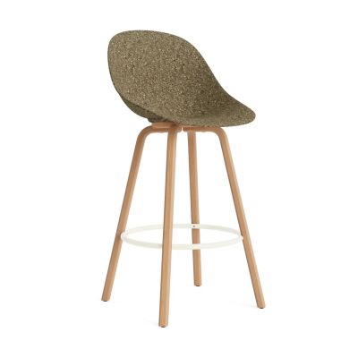 Normann Copenhagen Mat Bar Chair baarituoli 75 cm Seaweed-beech-cream steel