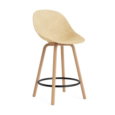 Normann Copenhagen Mat Bar Chair baarituoli 65 cm Hemp-beech-black steel