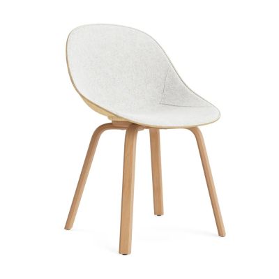 Normann Copenhagen Mat Chair tuoli etuverhoiltu Hallingdal 110-hemp-beech