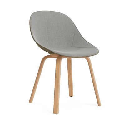 Normann Copenhagen Mat Chair tuoli etuverhoiltu Remix 133-seaweed-beech