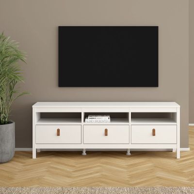 Tvilum Madrid tv-taso 151x38 cm valkoinen, asiakaspalautus