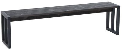 Veke Kioto penkki 180x40 cm musta, asiakaspalautus