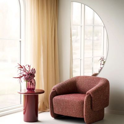 House Nordic Paola puolikuu peili 80x160 cm