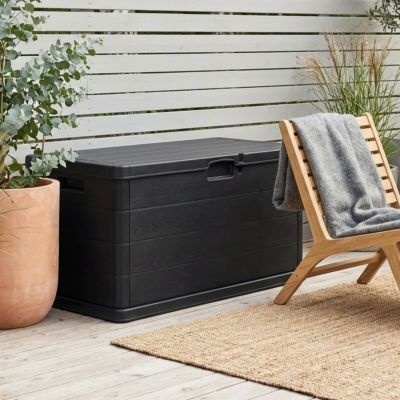 Ei brändiä Naro pehmustelaatikko 118×59×57 cm antrasiitti