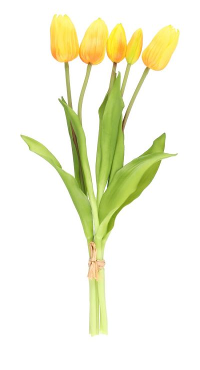 4Living Tulppaanikimppu 40 cm keltainen