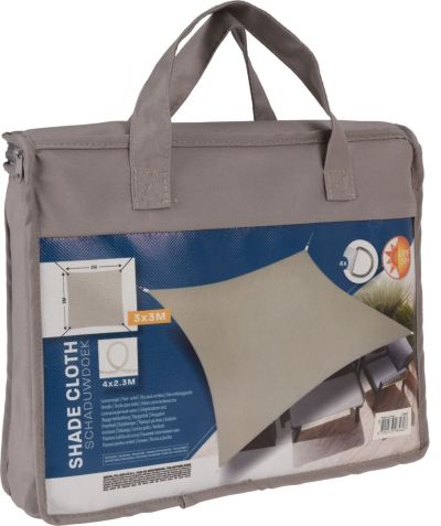 Ei brändiä Shade aurinkovarjo 300x300 cm taupe