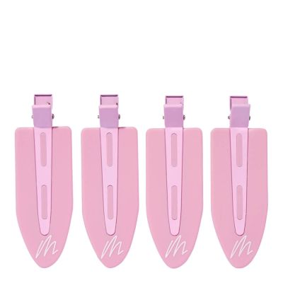 Mermade - No Crease Jumbo Hiusklipsi 4 kpl Pinkki