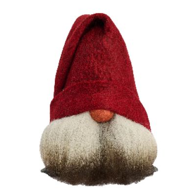 Åsas Tomtebod - Sigge Island Tonttu 28 cm Punainen