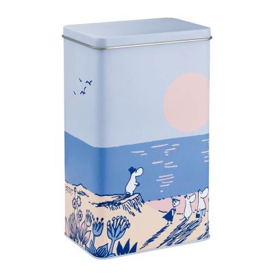 Muurla - Muumi Peltipurkki Auringonlasku 12x8x20 cm Sininen