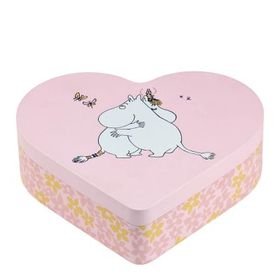 Muurla - Muumi Peltipurkki 18x14,5 cm Vaaleanpunainen