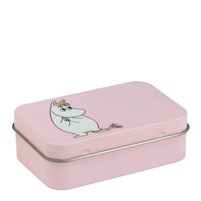 Muurla - Muumi Peltipurkki niiskuneiti 10x6,5 cm Vaaleanpunainen