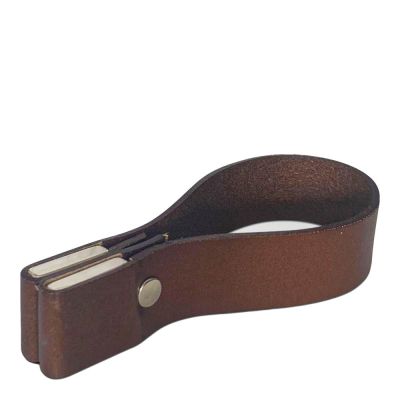 Nordan Home - Magneettinen pyyheteline 11x2 cm Tummanruskea