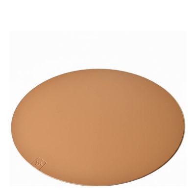 Nordan Home - Nahkainen Pöytätabletti 35 cm Vaaleanruskea